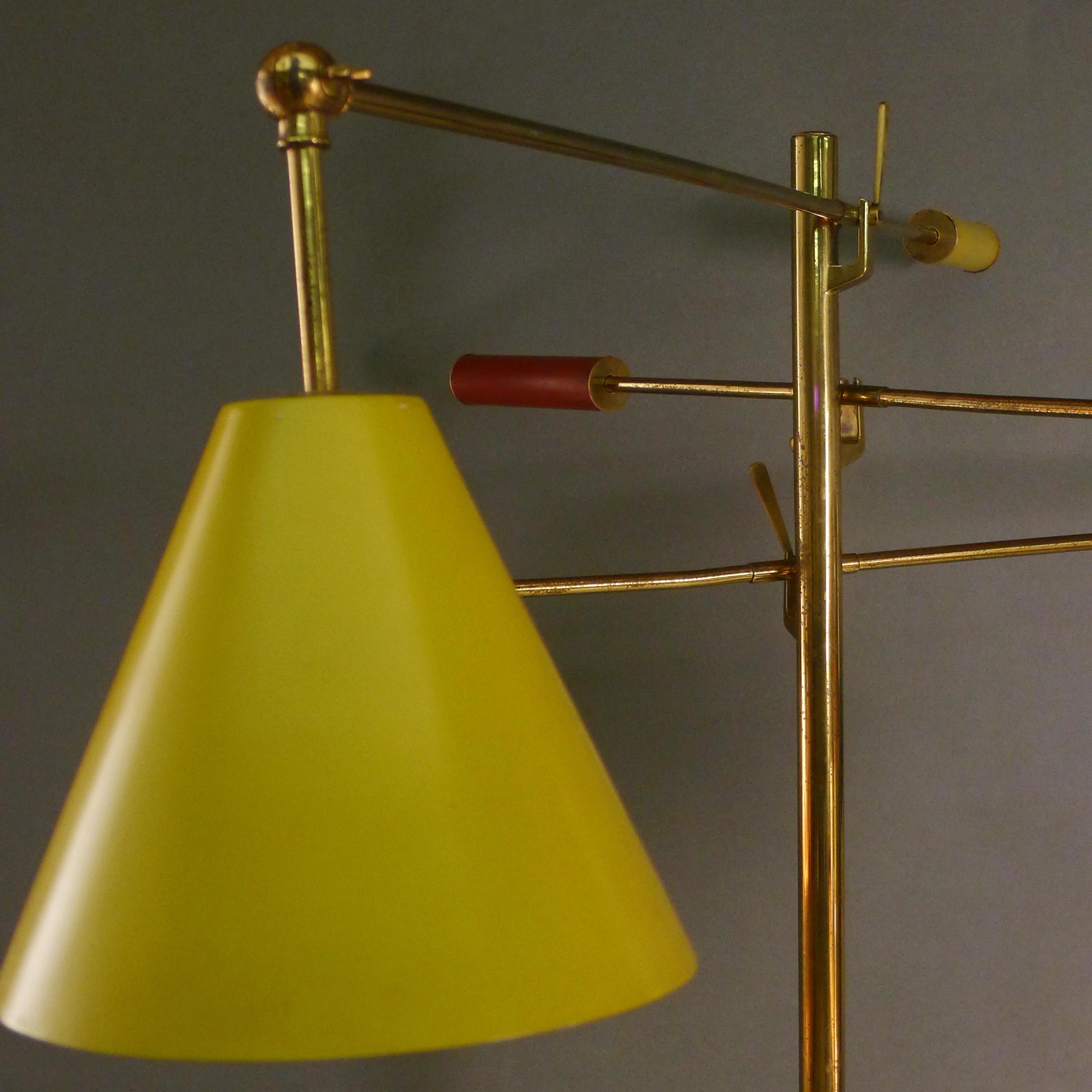 Arredoluce 'Triennale' Floor Lamp, designed by Angelo Lelii, circa 1950 For Sale 5