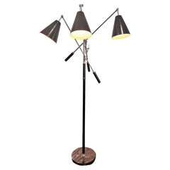 Arredoluce Triennale Floor Lamp with Black Marble Base