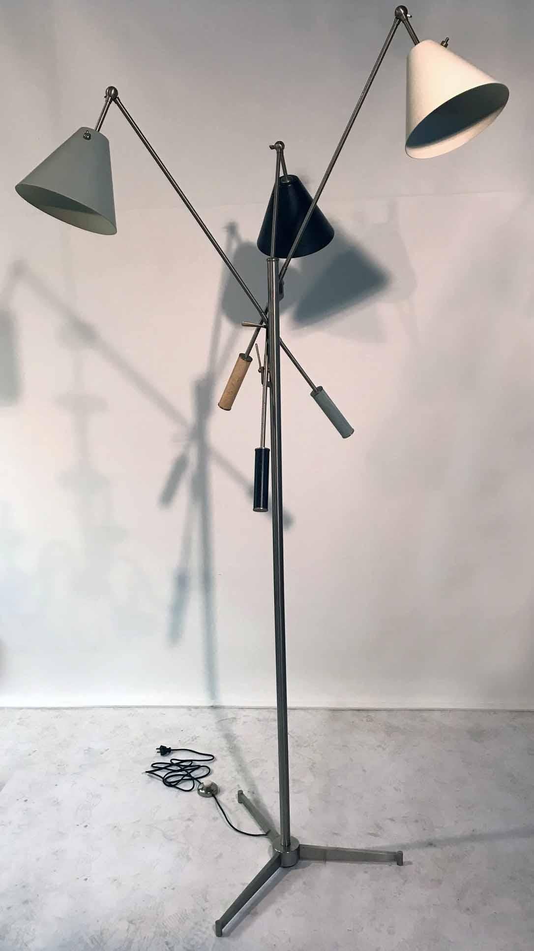 Italian Arredoluce Triennale Floorlamp by Angello Lelli