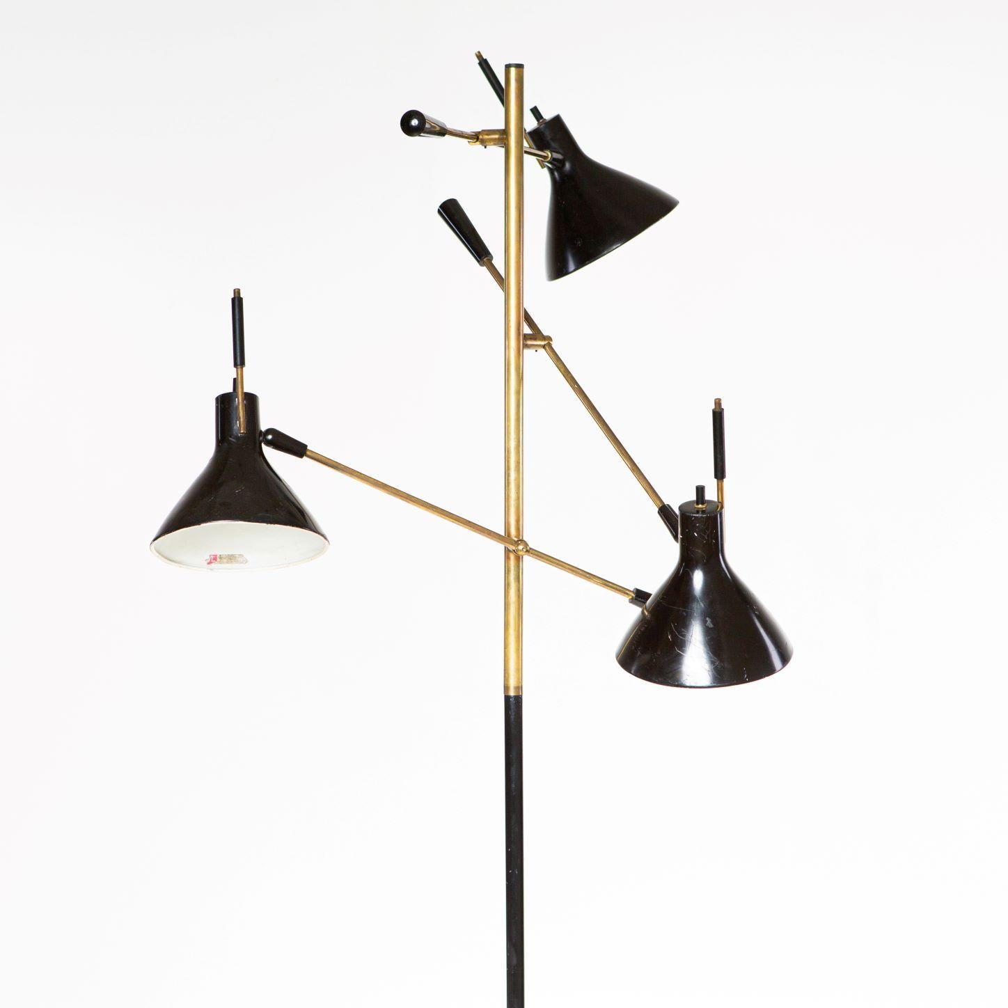 Italian Arredoluce Triennale Mid Century Floor Lamp For Sale