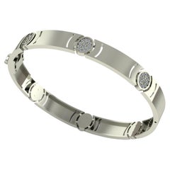 Arrêtoir Diamant-Armband, 18k Weißgold 0,72ct