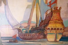 "Arrival" Oil on Canvas Painting by Vicente Puig