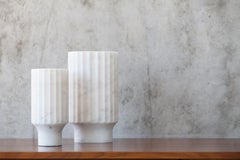 Arroka Vase Large Arabescato 'White' Marble