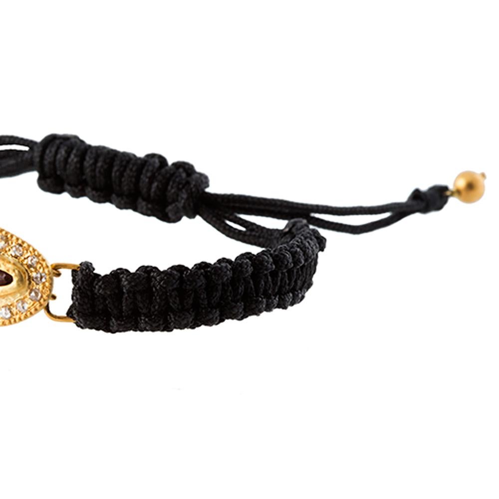 Arrow Head Black Bracelet Set in 20 Karat Yellow Gold with 1.05-carat Agate and 0.73-carat Rose-Cut Diamonds. This Bracelet is part of COOMI's Antiquity Collection which is inspired by the periods in the past and symbolizing its history.