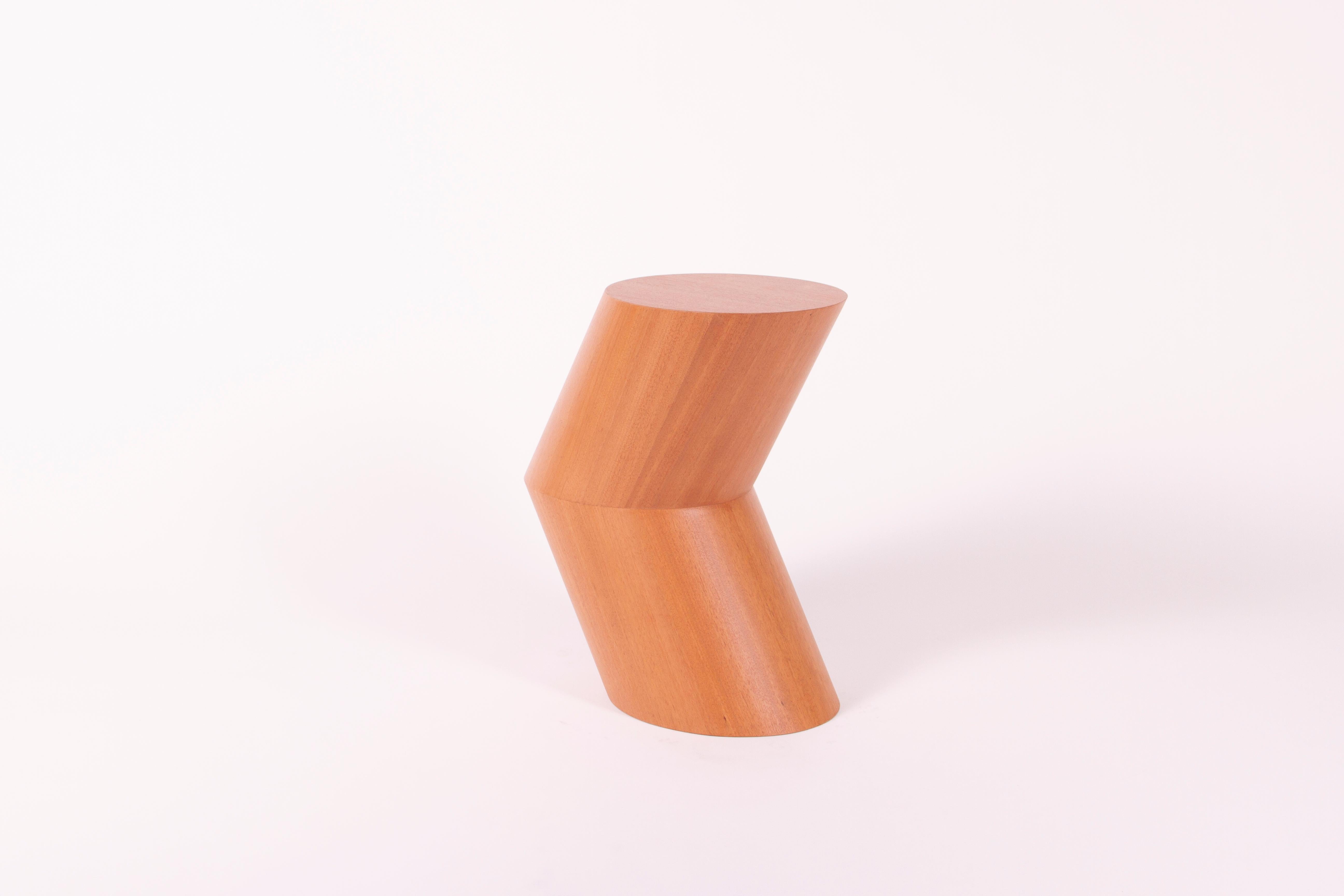 Arrow side table by Estudio Persona
Dimensions: W 25.4 x D 40.64 x H 48.26 cm
Materials: Mahogany veneer

Side table with mahogany veneer. 
Available in walnut, white oak and mahogany.
Customizations available.

Estudio Persona was created