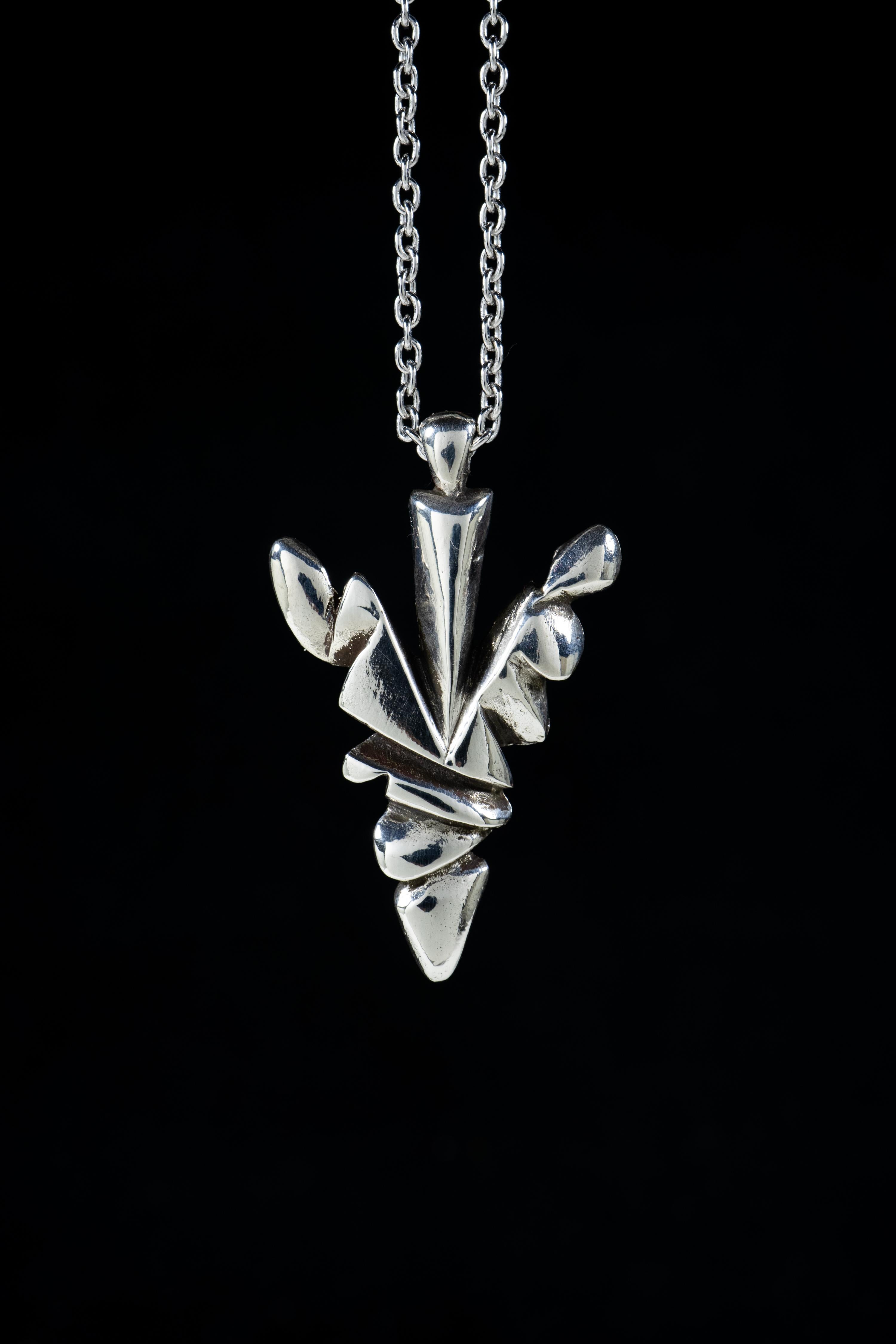 Arrowhead (Sterling Silver Pendant) by Ken Fury In New Condition For Sale In Queens, NY