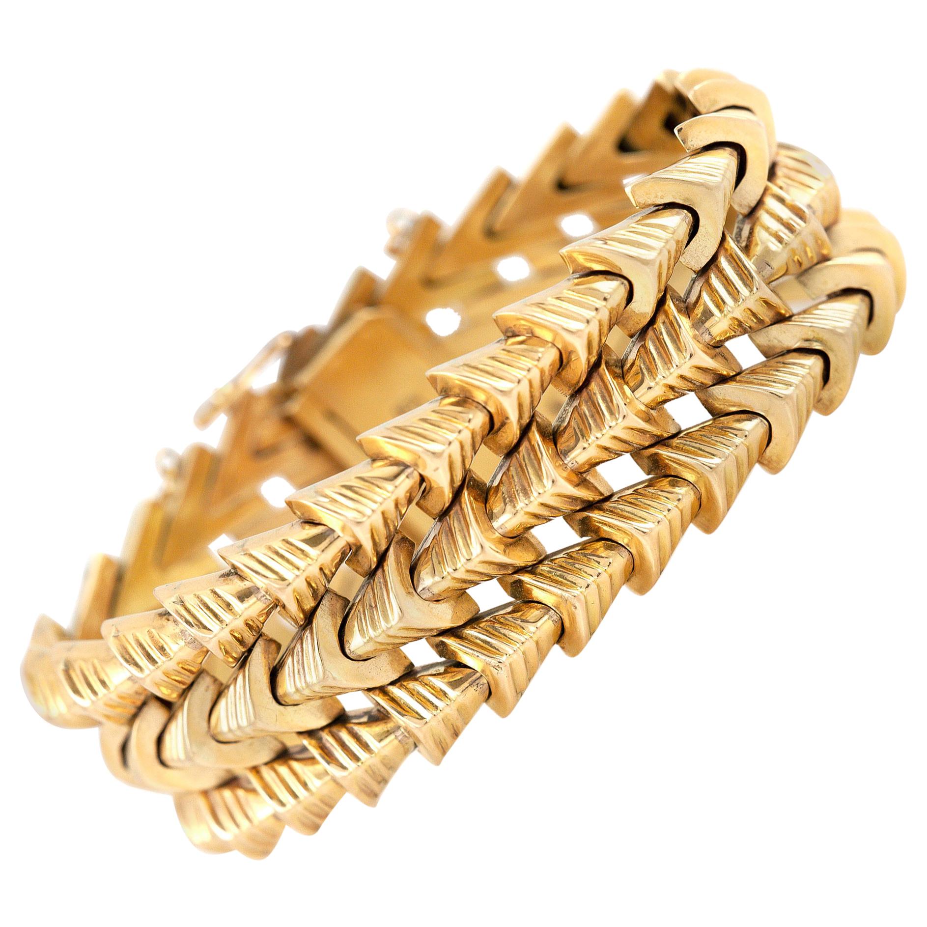 Arrows Gold Bracelet For Sale