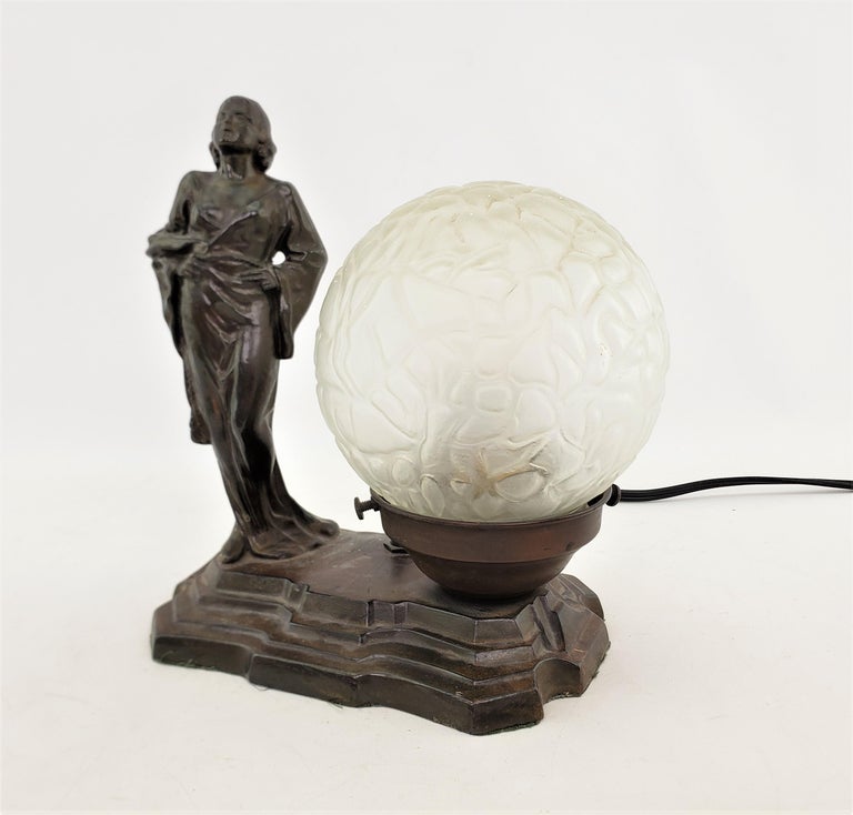 Arrt Deco Cast and Bronze Patinated