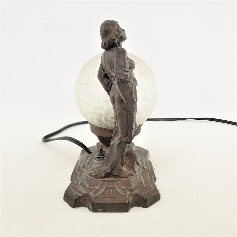 Arrt Deco Cast and Bronze Patinated