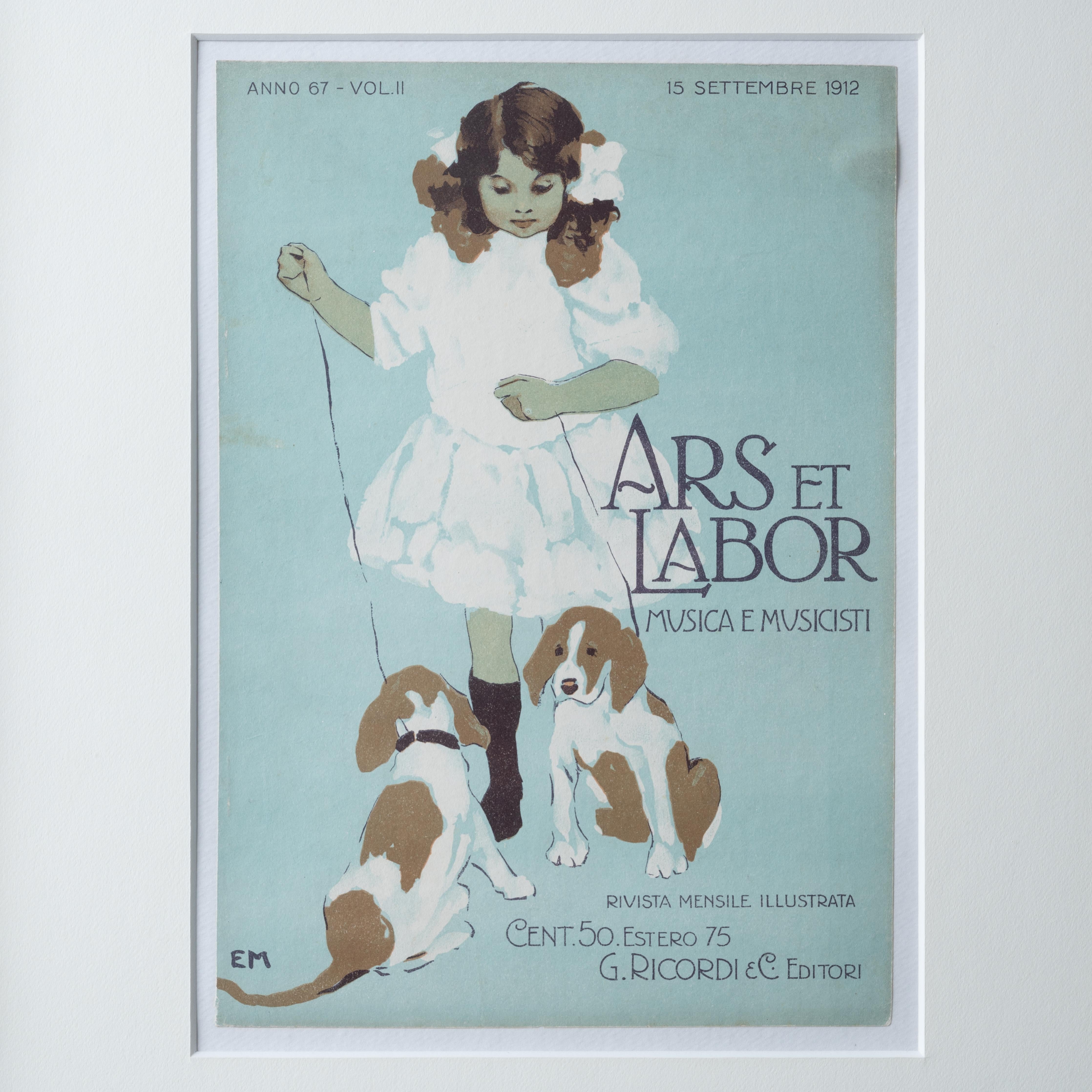 italien Lithographie Ars et Labor de Gian Emilio Malerba, 1912 en vente