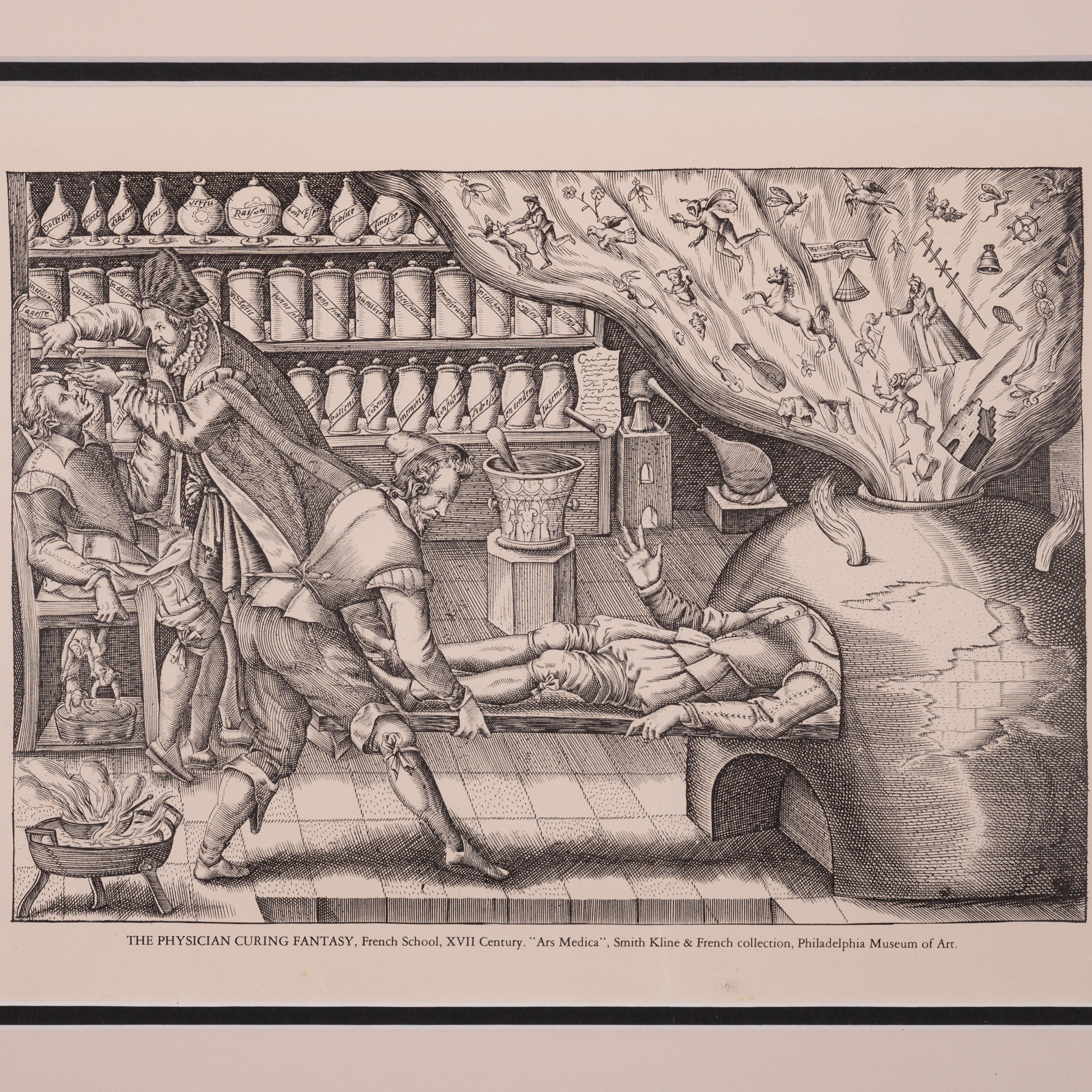 20th Century Ars Medica: Early Medical and Psychiatric History Prints - Set of 3 For Sale