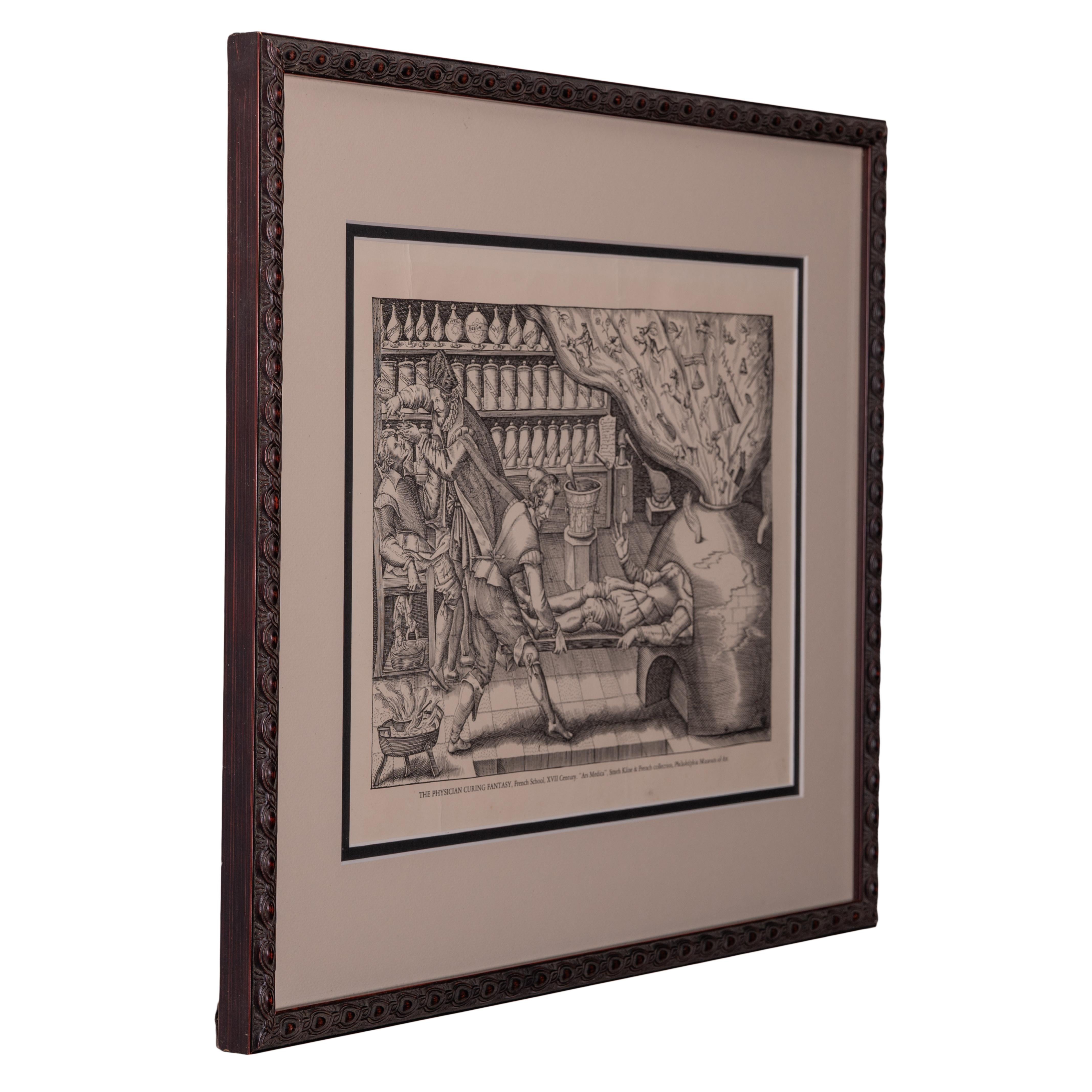 Ars Medica: Early Medical and Psychiatric History Prints - Set of 3 For Sale 4