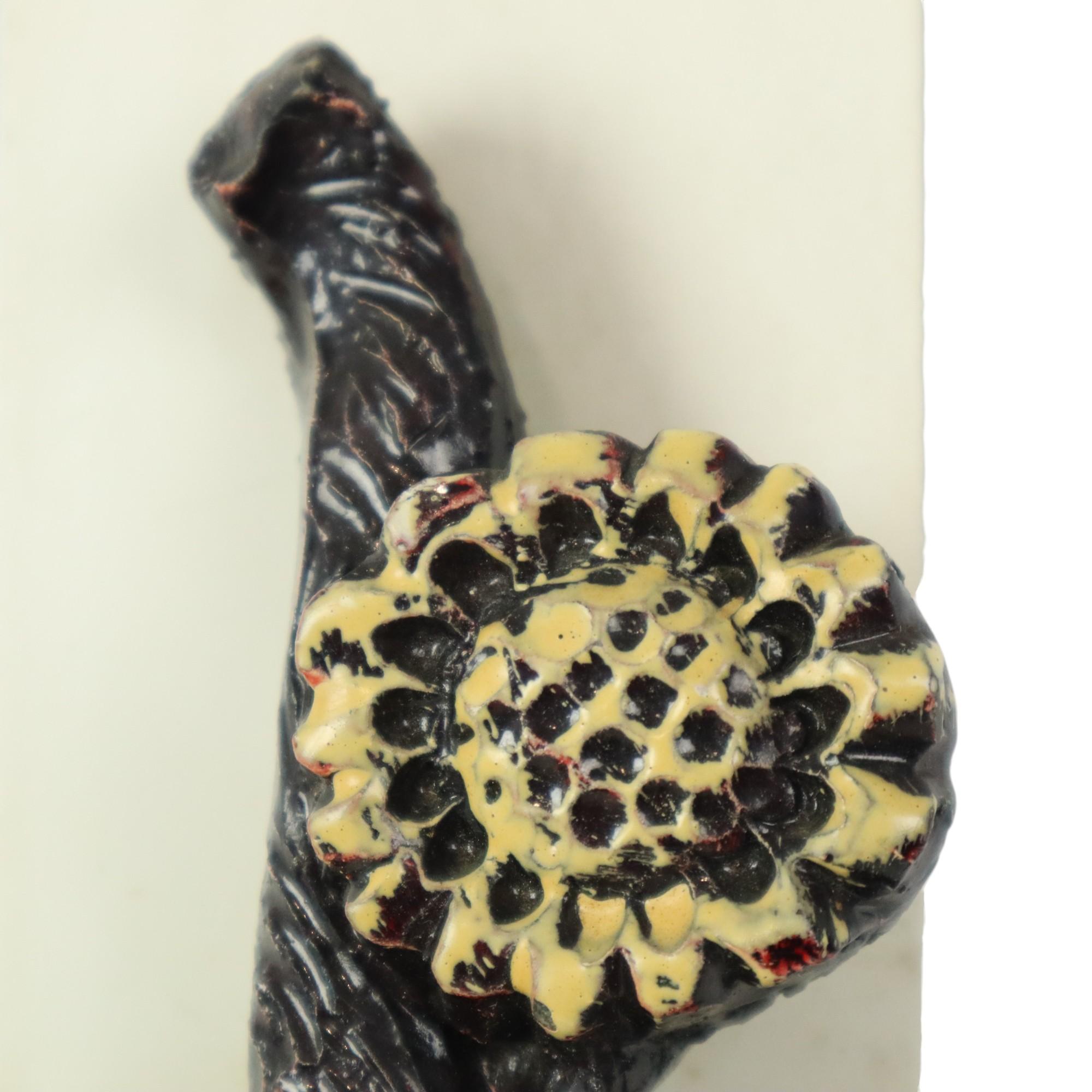 Ars Munda Flores Decoración mural Brutalismo Años 60 en venta 3