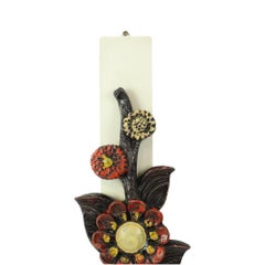 Ars Munda Flowers Wall Decoration Brutalism 1960s