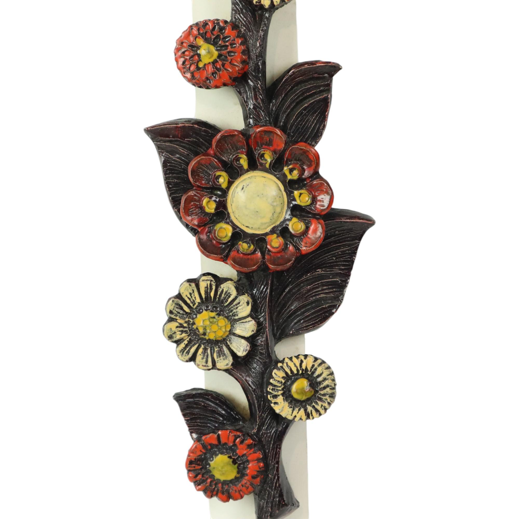 Ars Munda Flores Decoración mural Brutalismo Años 60 Brutalista en venta