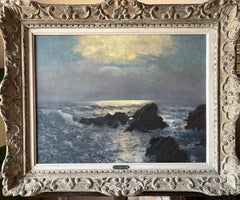 "Mare sotto la luna notturna"