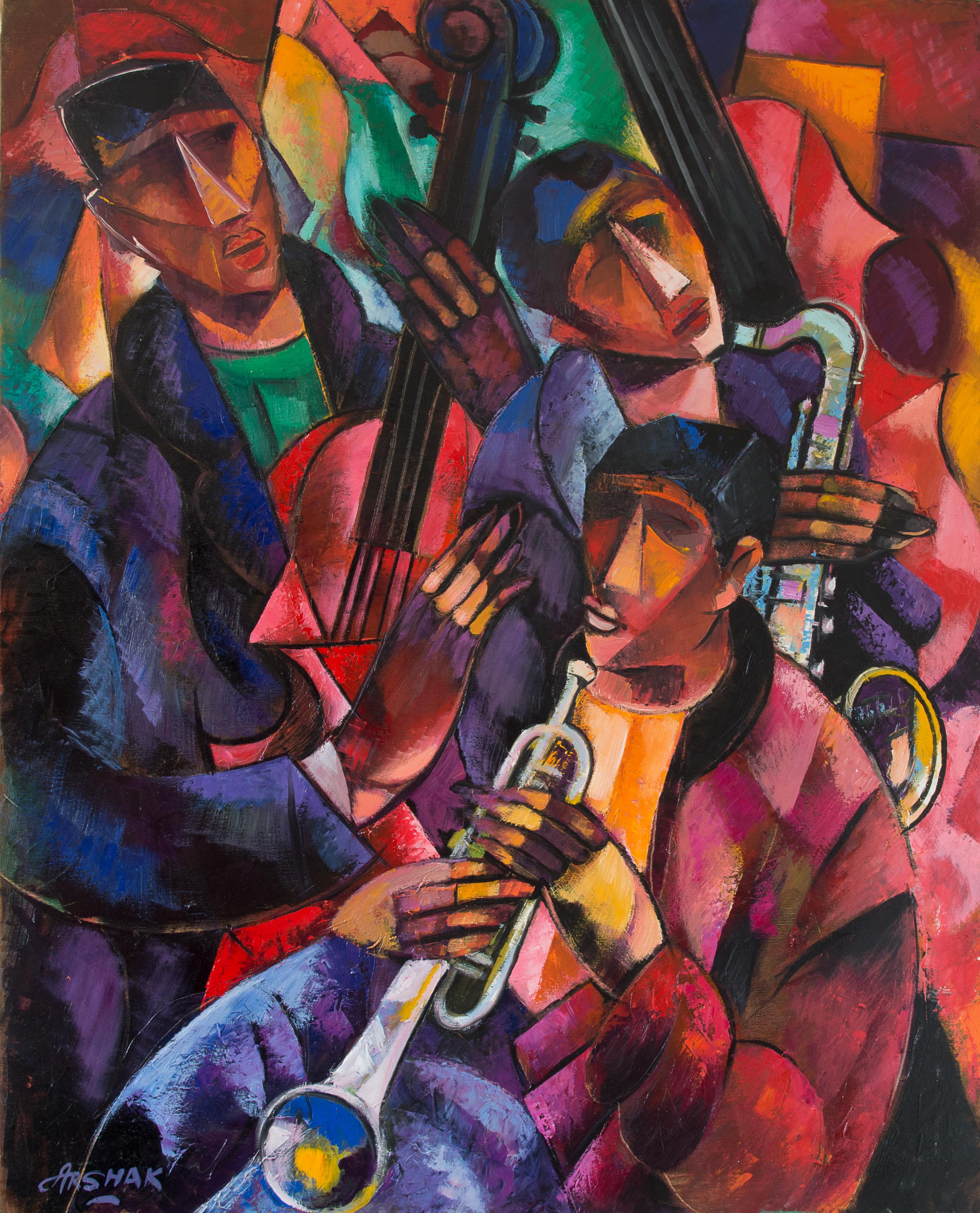 Arshak Nersisyan Abstract Painting - Jazz