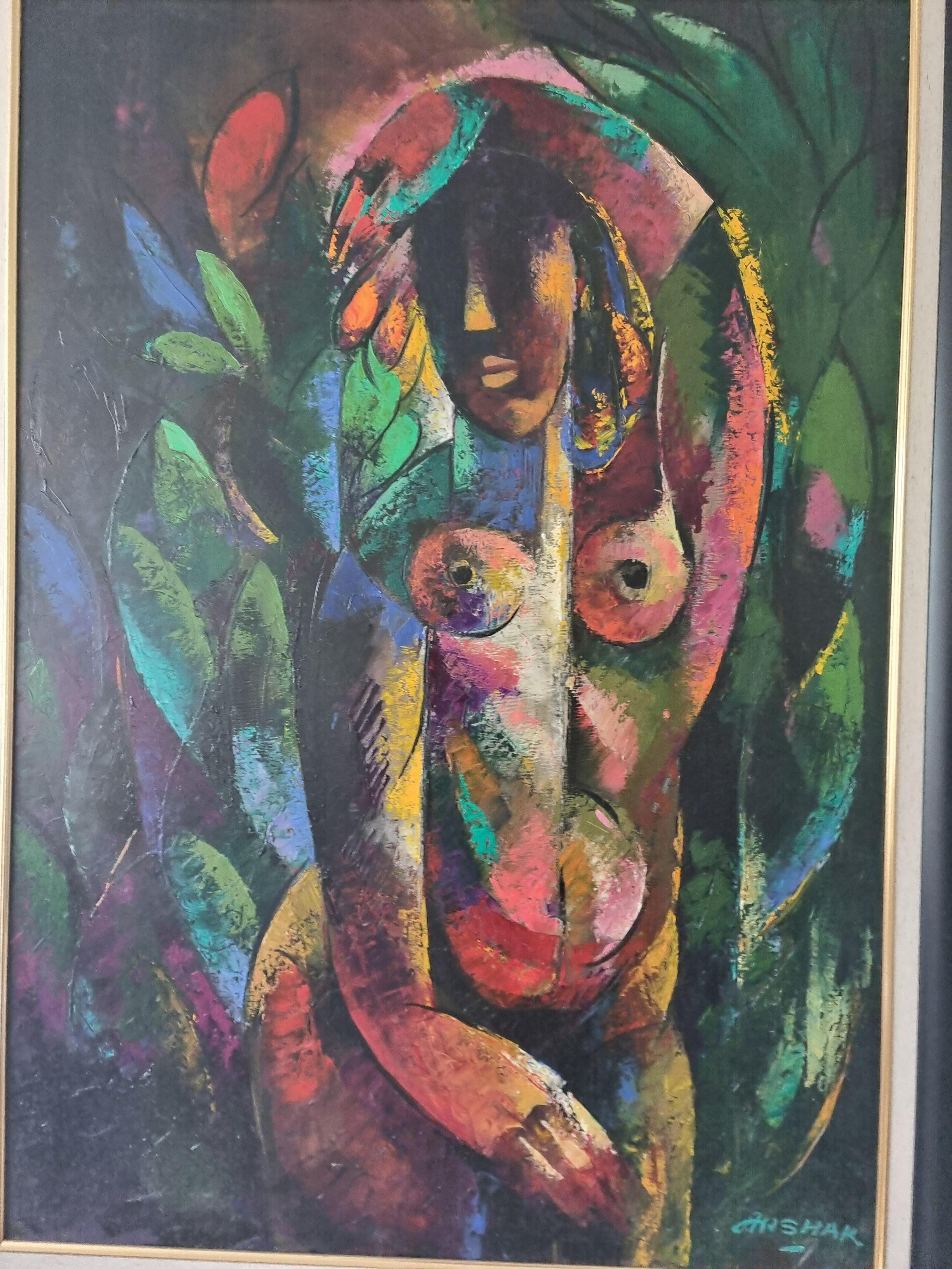 mujer cubista