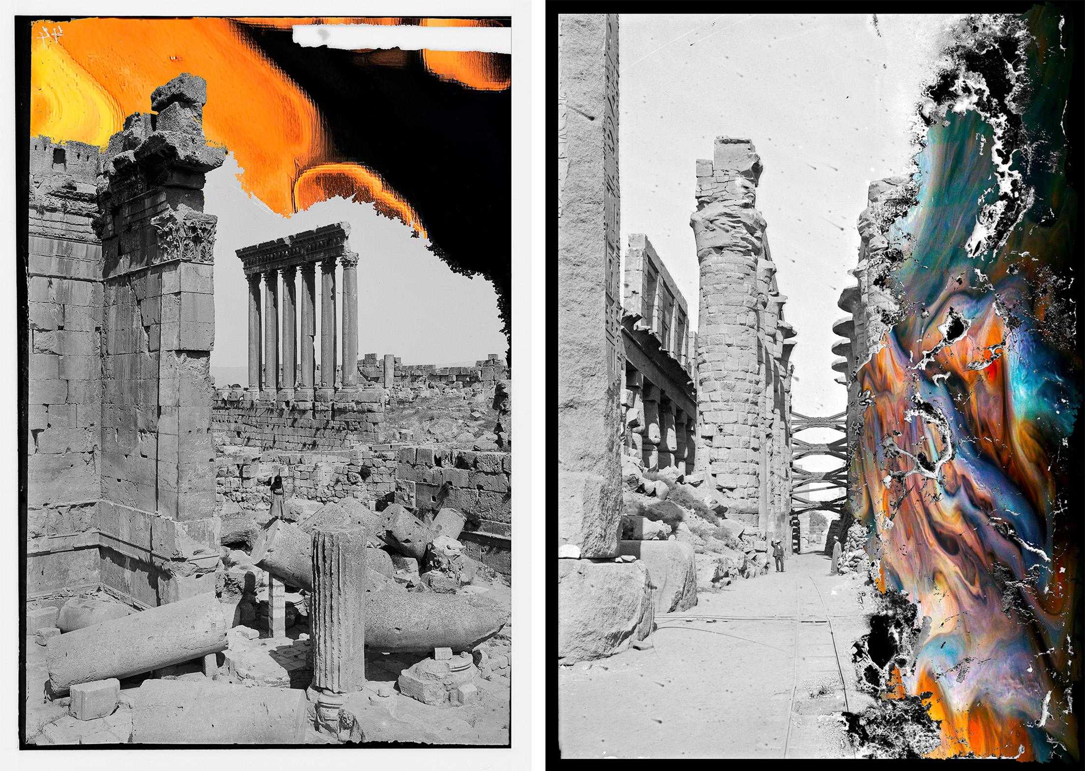 Arslan Sükan Color Photograph - Architecture I and V Diptych. Photography