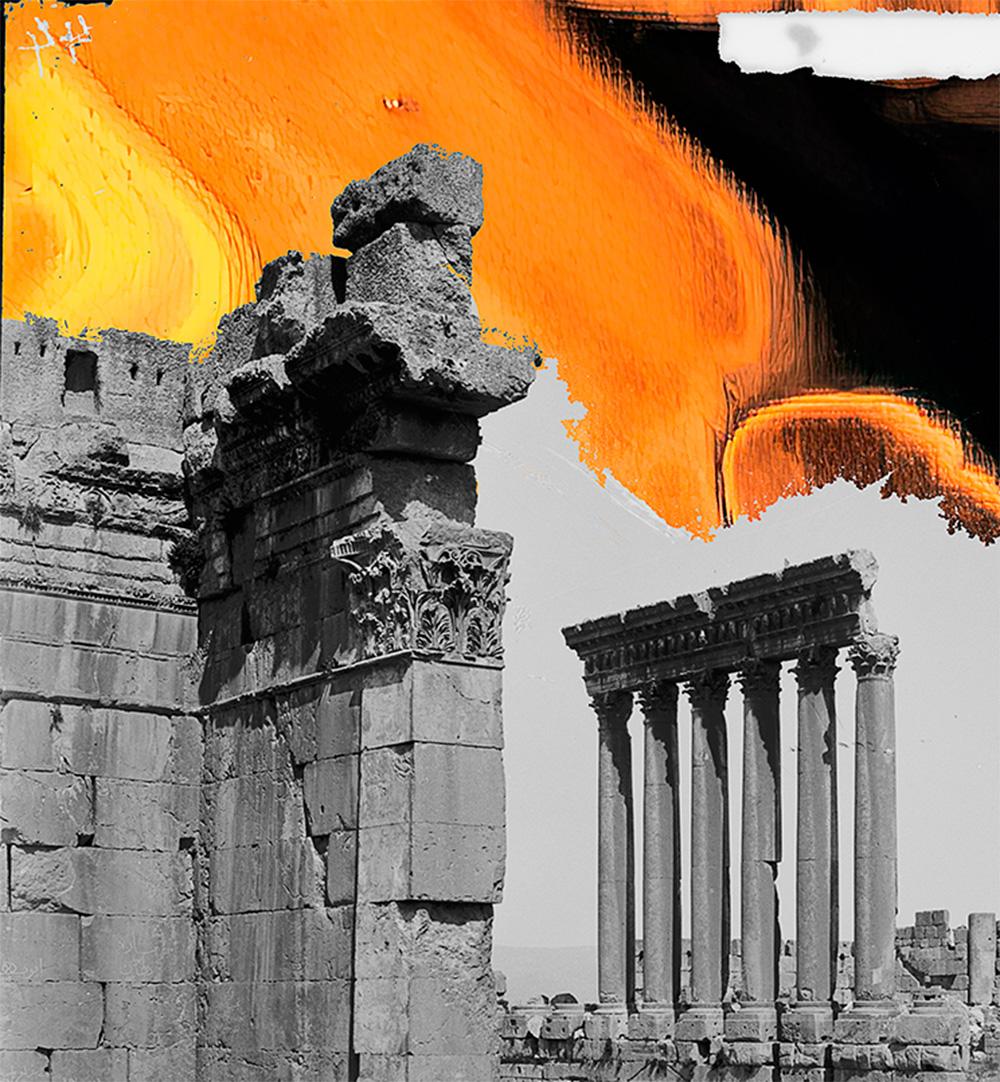 Arquitectura I (Templo de Baco, Baalbek). Fotografía - Photograph Contemporáneo de Arslan Sükan