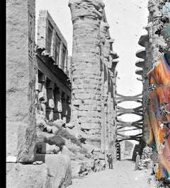 Architecture V (Temple Rameses Ii, central aisle of Hypostyle Hall, Egypt)