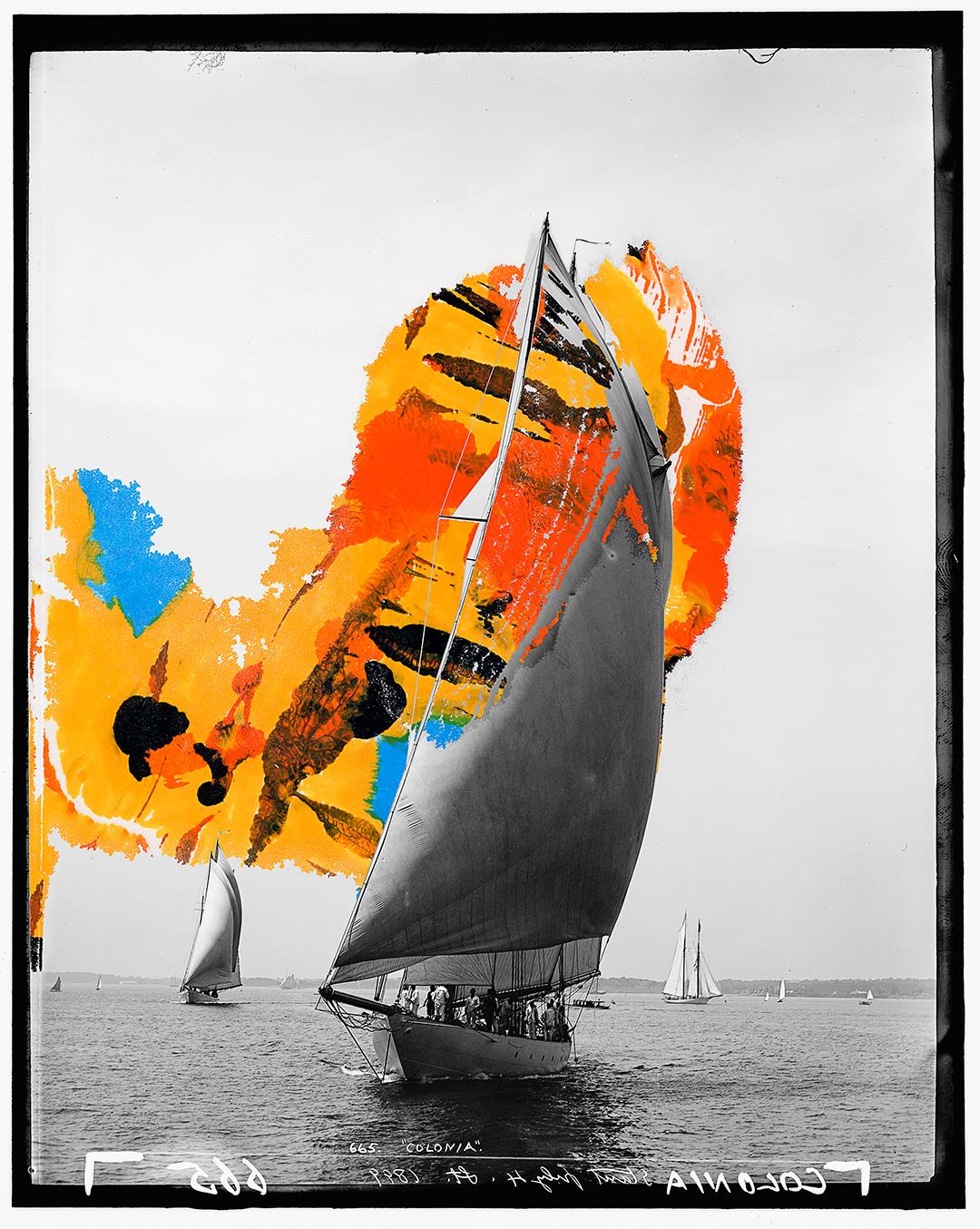 Color Photograph Arslan Sükan - Machines IV. De la série The Dis (This) appearance. Photographie couleur