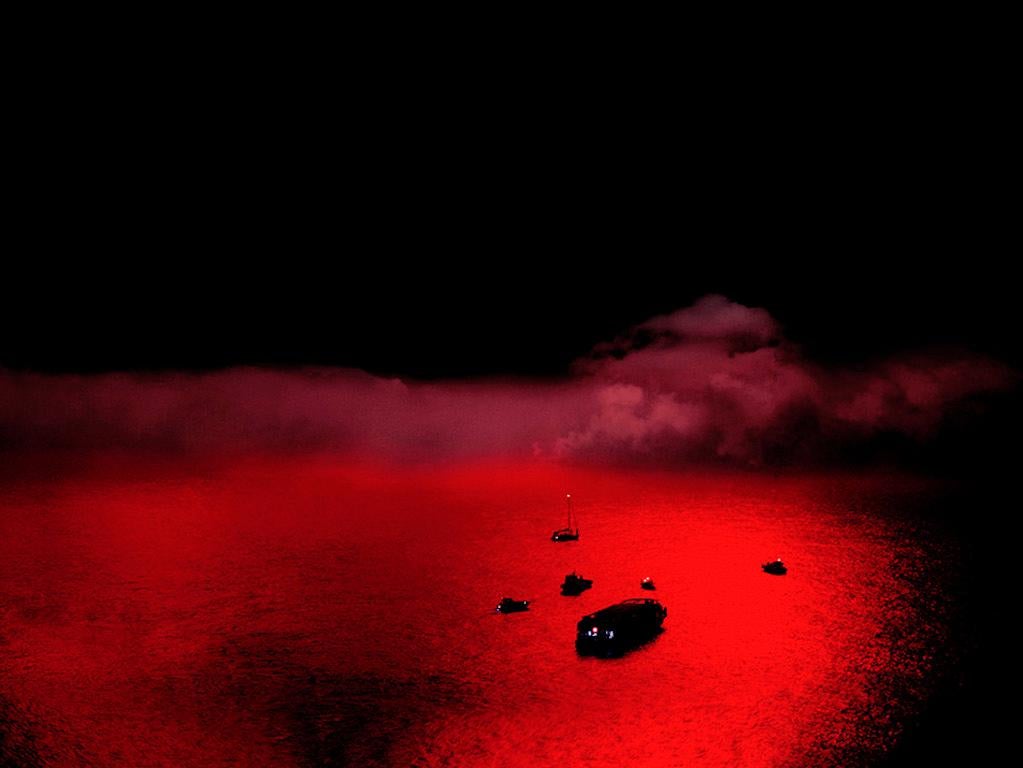 Out of the Red, 2009, From The Series Of While You Are Sleeping - Abstract Photograph by Arslan Sükan