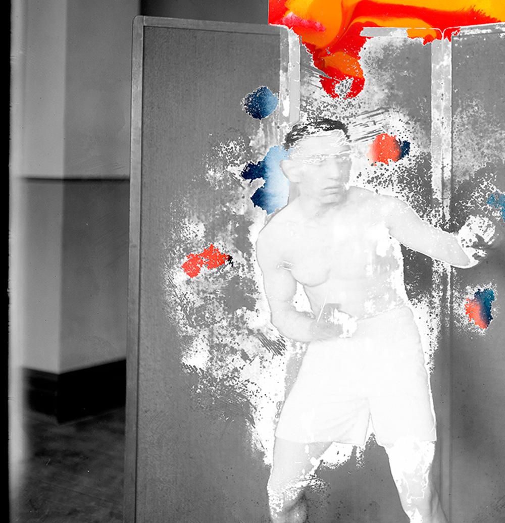 Persone IV. Dalla serie The Dis(This) appearance. Fotografia a colori - Photograph di Arslan Sükan