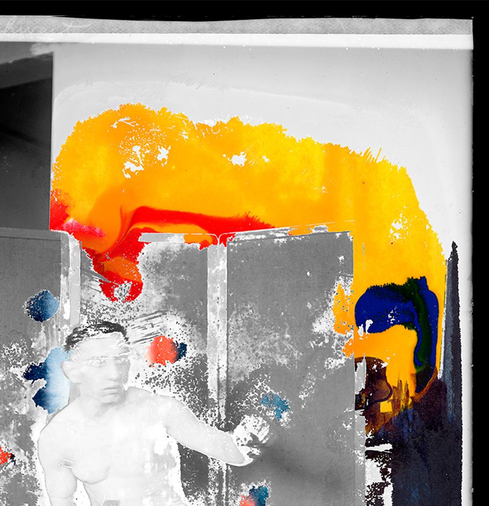 Persone IV. Dalla serie The Dis(This) appearance. Fotografia a colori - Color Photograph Nero di Arslan Sükan