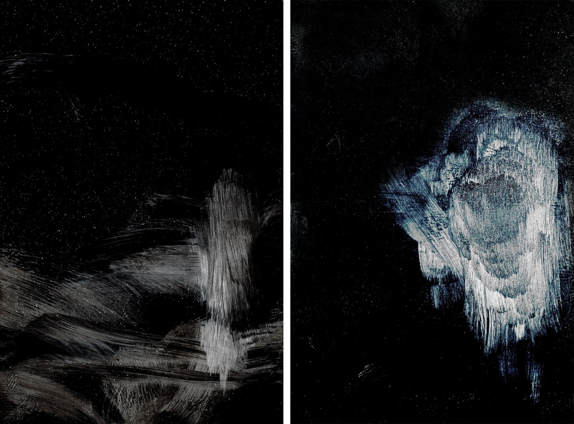 Arslan Sükan Abstract Photograph - Untitled 5 and 9, Diptych. From The While You Are Surfing Series