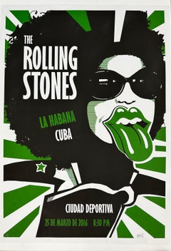 Ares Aristides Esteban Cuban Artist Original Hand Signed Poster Rolling Stone 4