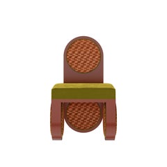 Arsty Fyoo Cher Dining Chair Velvet Brass Made in Portugal by Malabar