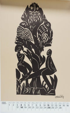 Art 1979 Calendar of Prints by HMK Fine Arts