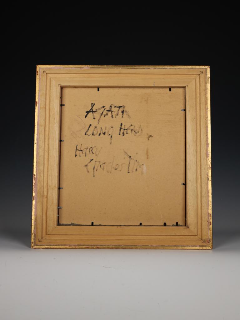 Art  Agata — Modernist Portrait by Harry Charles Tim (Framed & Signed) For Sale 5