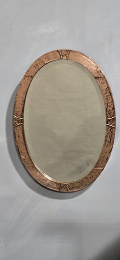 Art and Crafts Copper Mirror