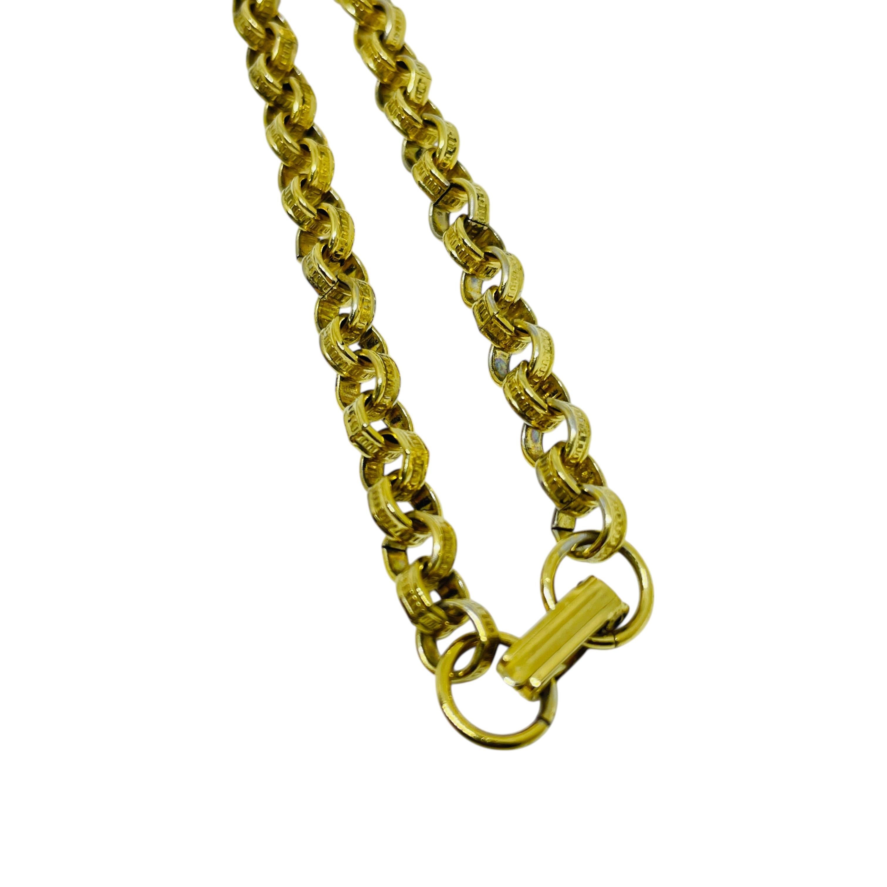 da uomo o donna ART ARTHUR PEPPER collana vintage firmata in oro e argento con catena pendente di design in vendita