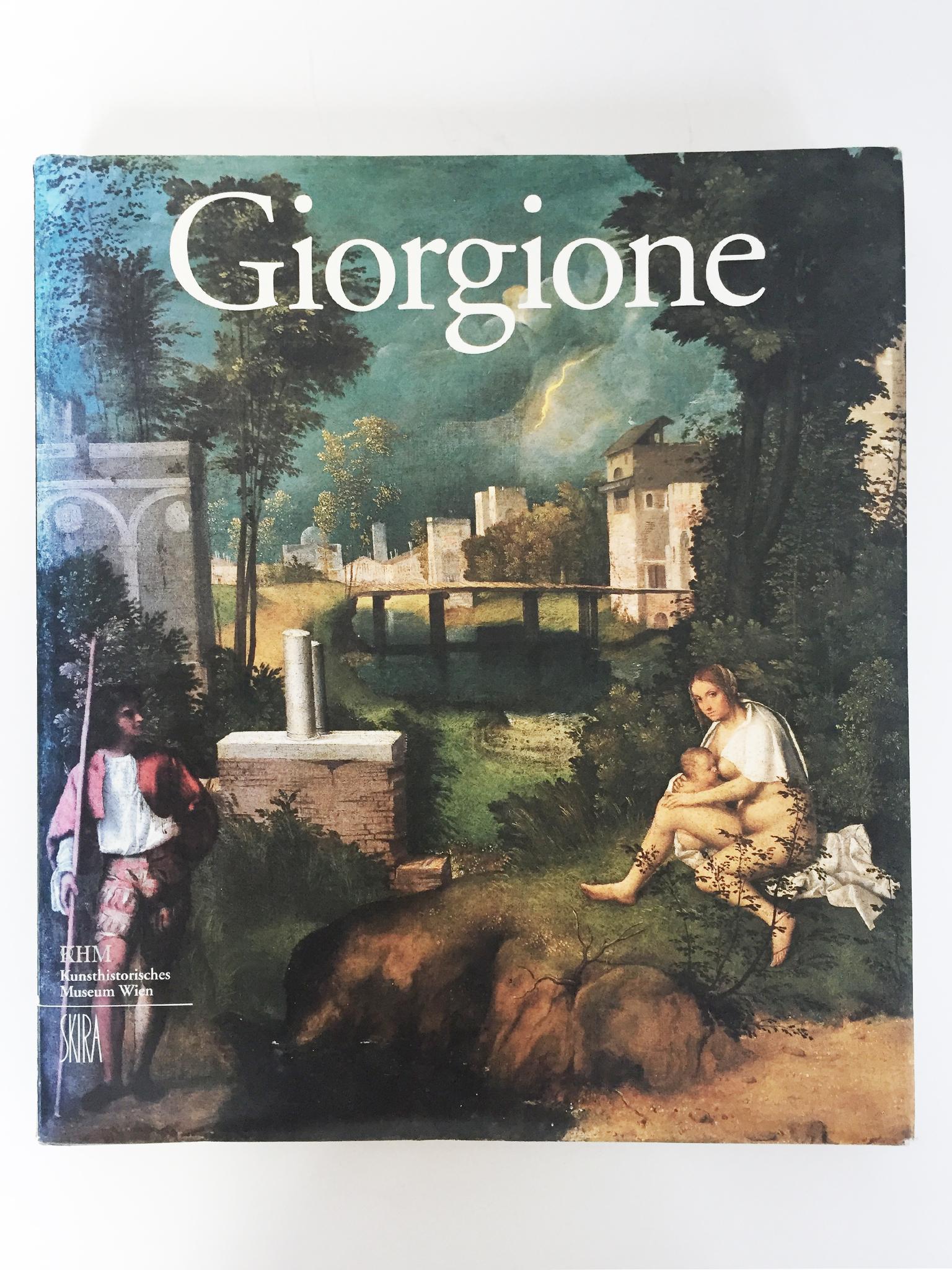 Giorgione: Myth and Enigma
Edited by Sylvia Ferino-Pagden and Giovanna Nepi Scirè
Published by Skira (2004)
Hardcover
310 pages
Black and white and color illustrations

Description from the publisher:

