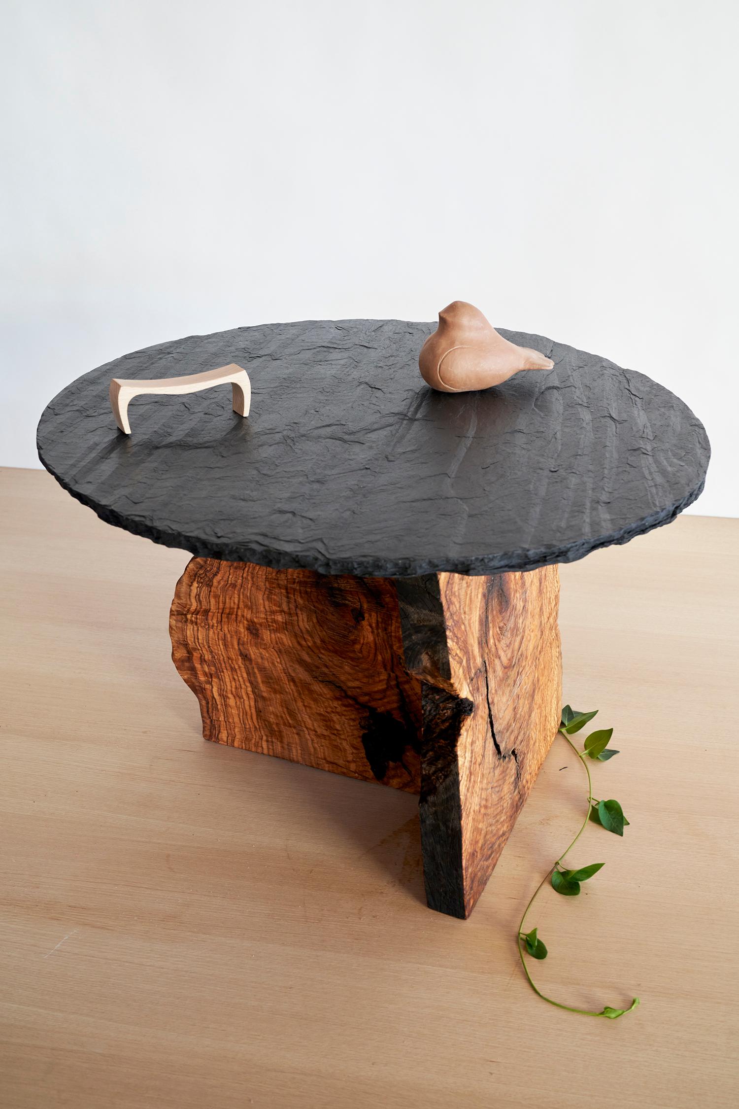 Art Brut Center Table by Jean-Baptiste Van Den Heede For Sale 1