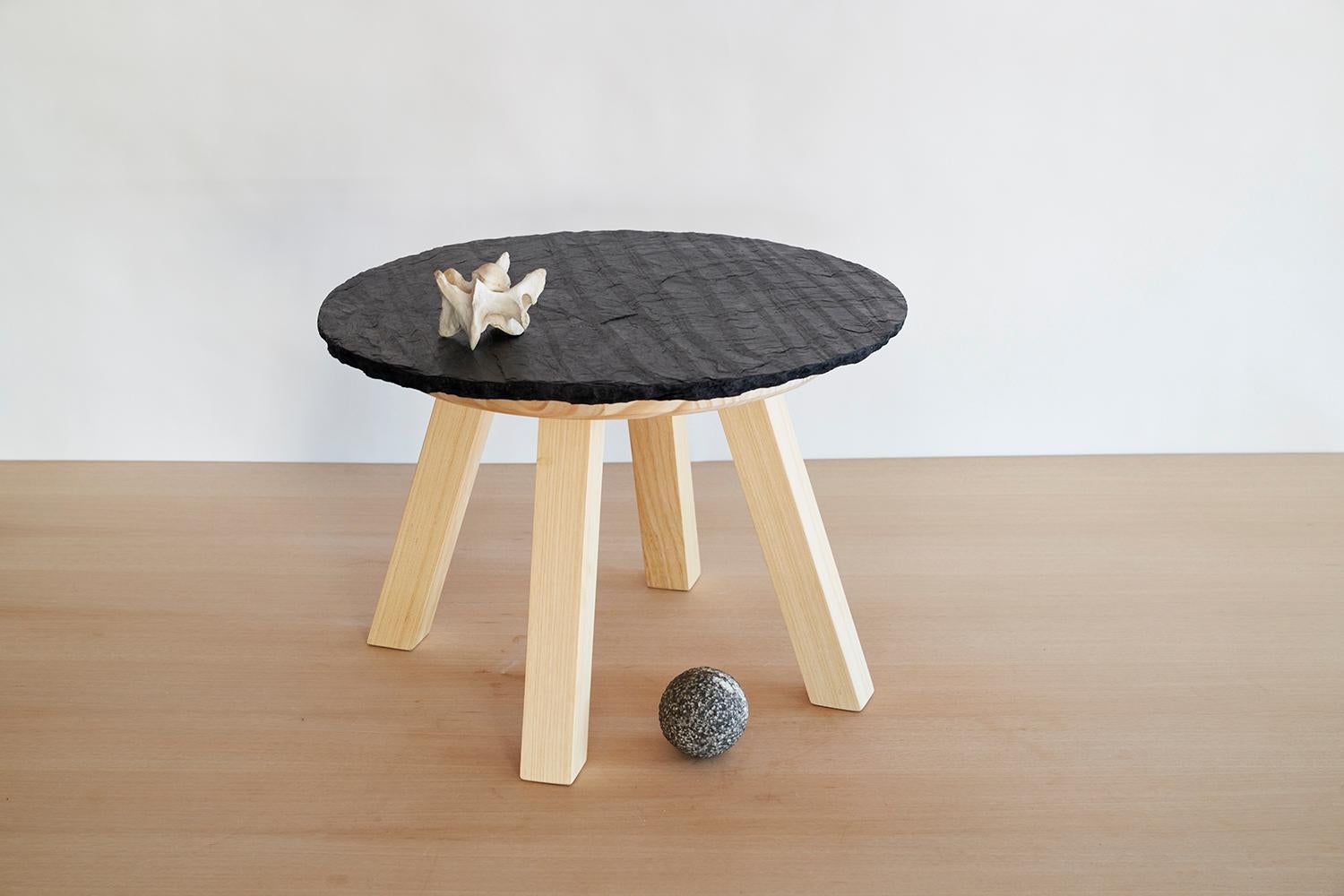 Wood Art Brut Coffee Table by Jean-Baptiste Van Den Heede For Sale