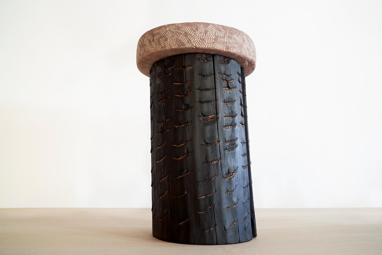 Art Brut Side Table by Jean-Baptiste Van Den Heede In New Condition For Sale In Geneve, CH