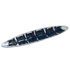Art Ceramic Surfboard Bowl Dish by Rogier Vandeweghe for Perignem Studio