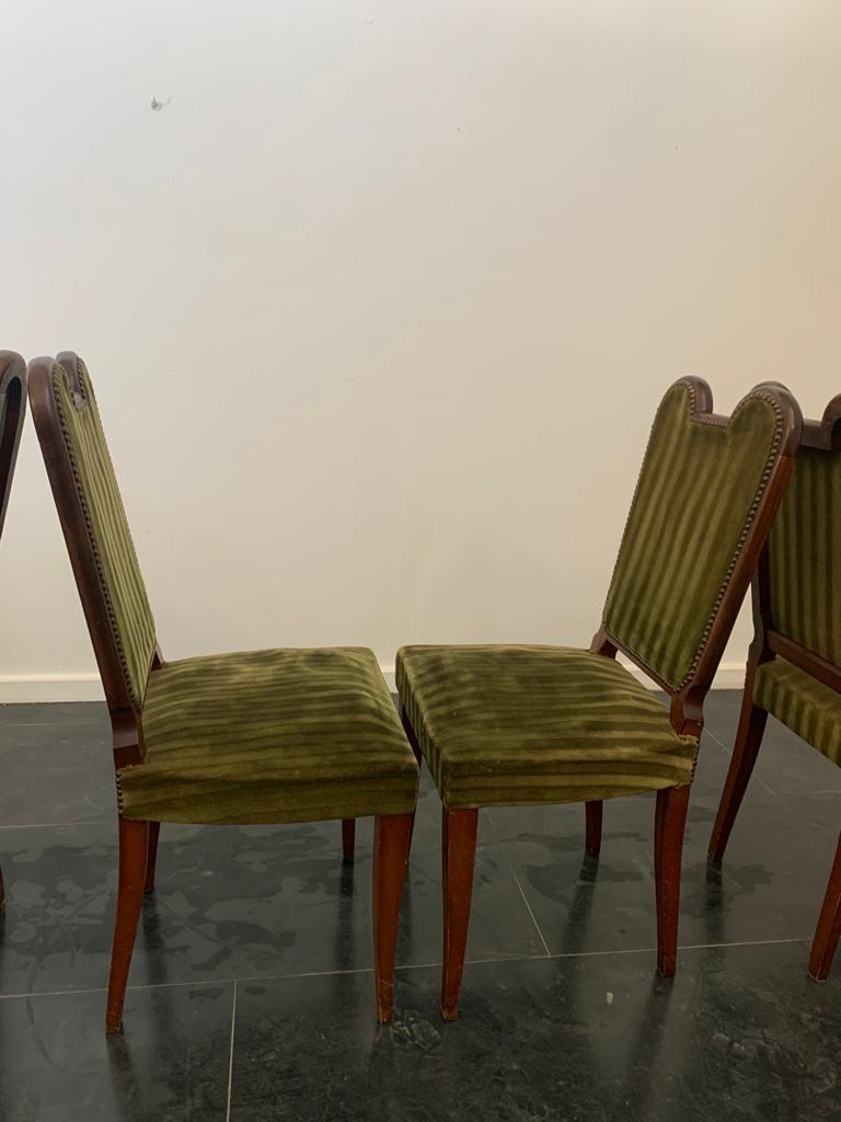 Art Chairs from Jaque Klein, 1940s, Set of 6 For Sale 7
