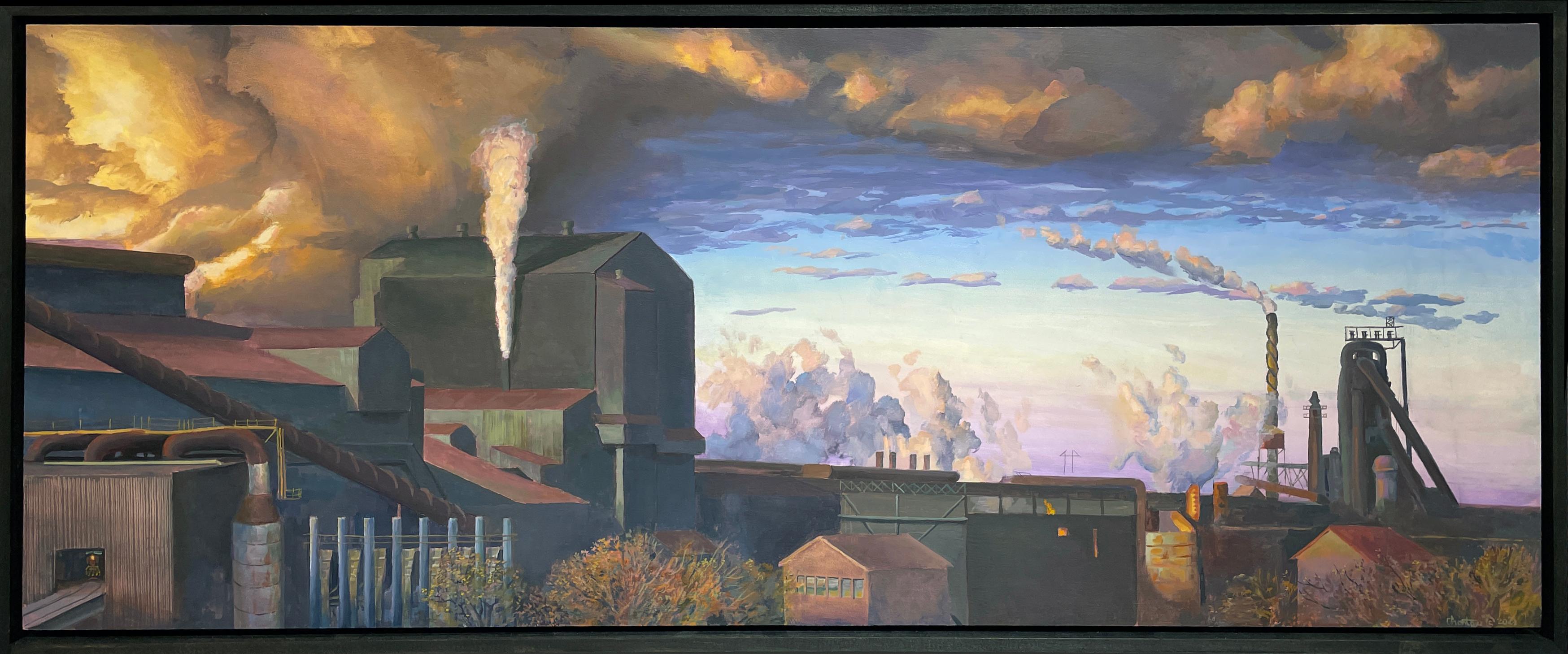 paintings of factories