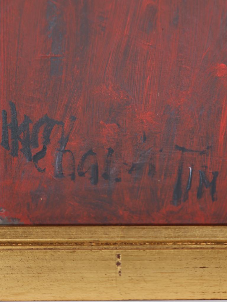 Art  Chloe — Masterful Modernist Portrait by Harry Charles Tim (Framed & Signed For Sale 4