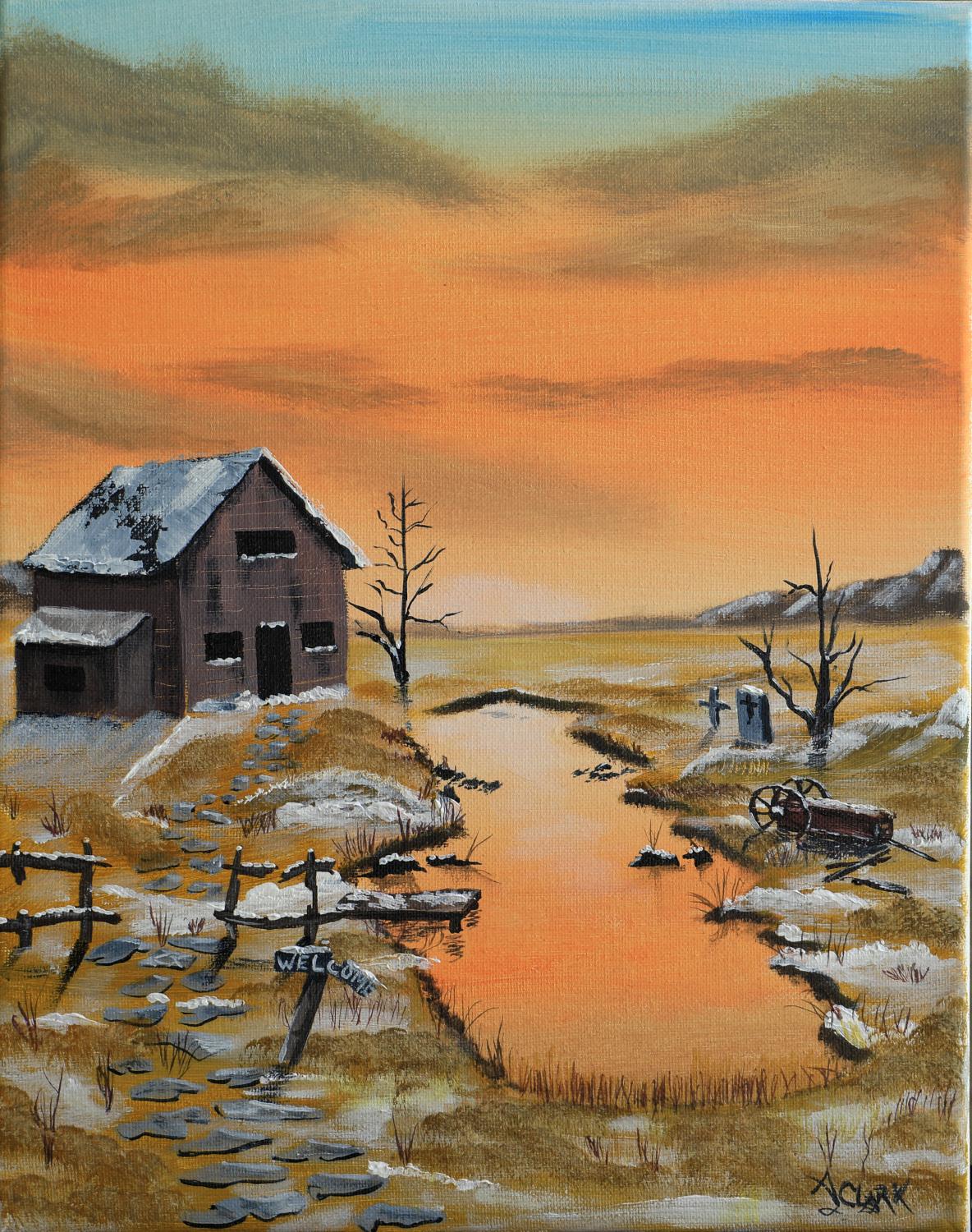 All's Quiet, Original Painting