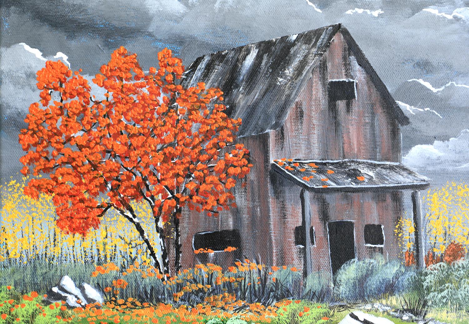 Autumn Silence, Original Painting For Sale 1