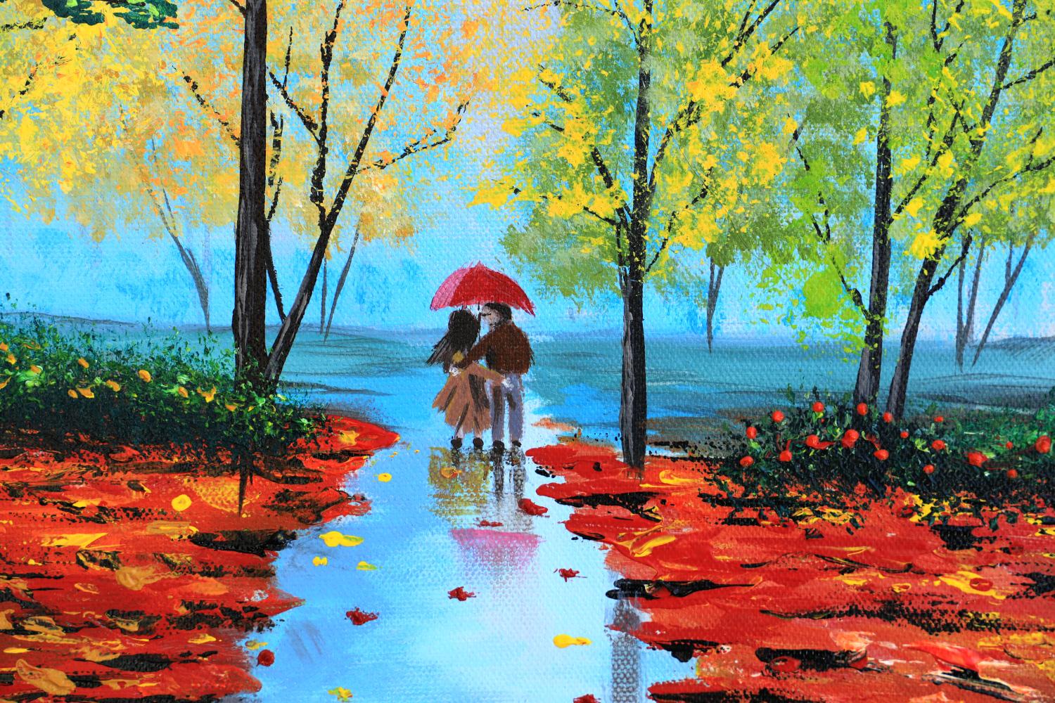 Autumn Stroll, Original Painting For Sale 1