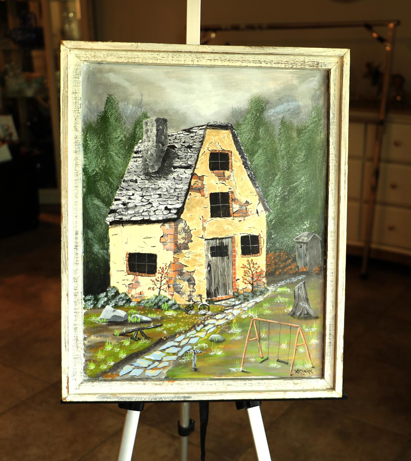 Erinnerungen in Patina, Originalgemälde (Zeitgenössisch), Painting, von Art Clark