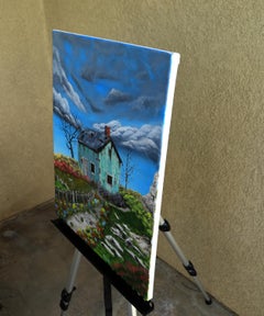 Mountain Top Splendor, Oil Painting