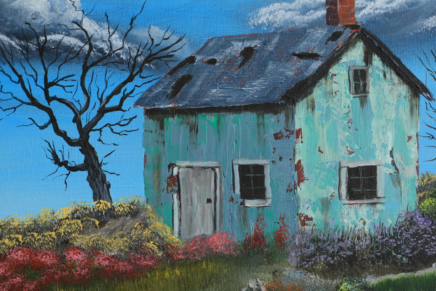 Mountain Top Splendor, Oil Painting For Sale 1